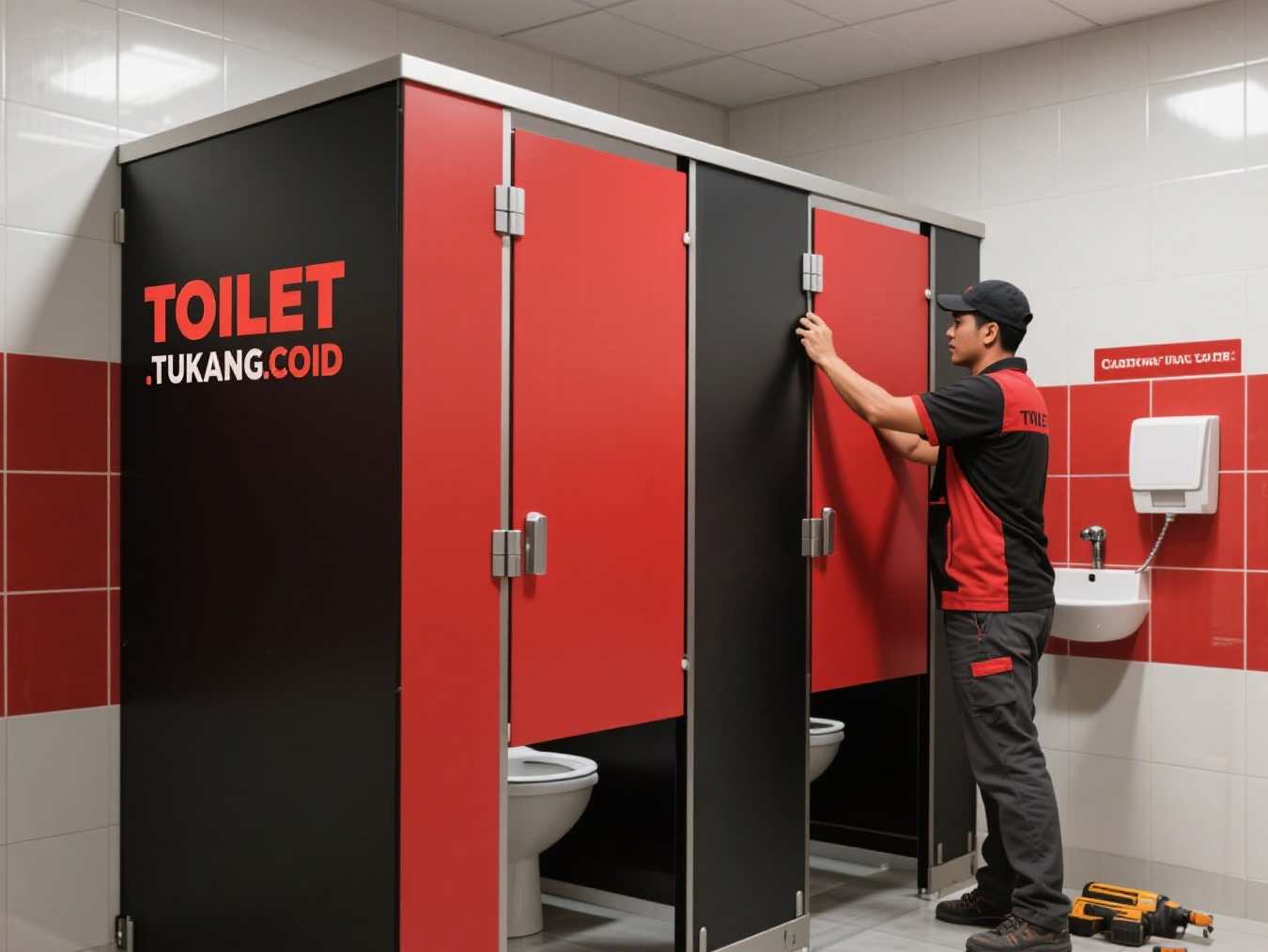 Jual Pasang Cubicle Toilet Partisi Toilet Umum 1