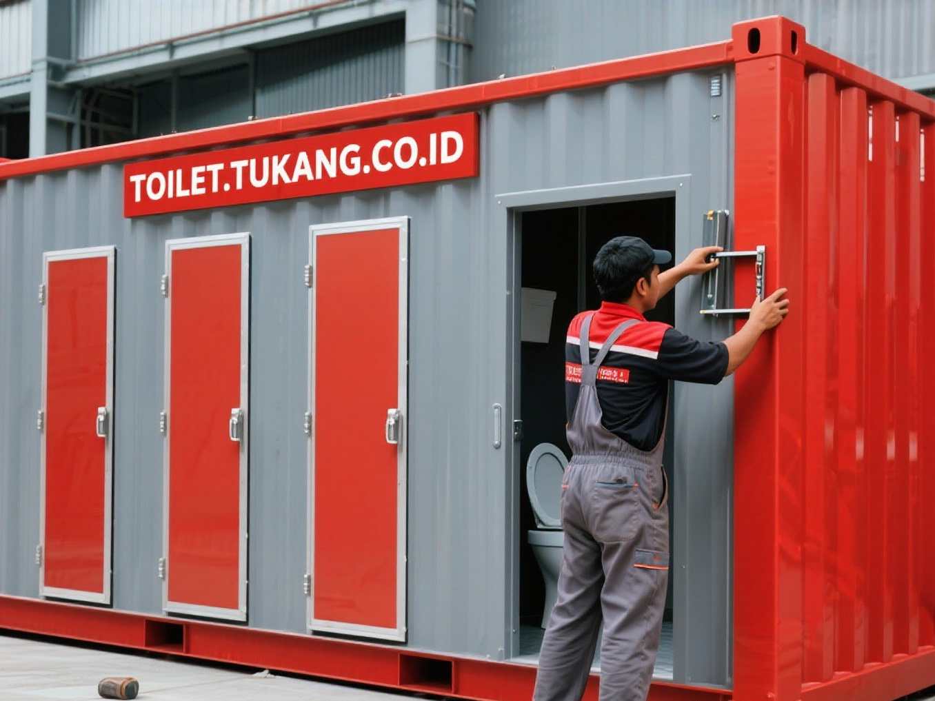 Movable Toilet Container 2